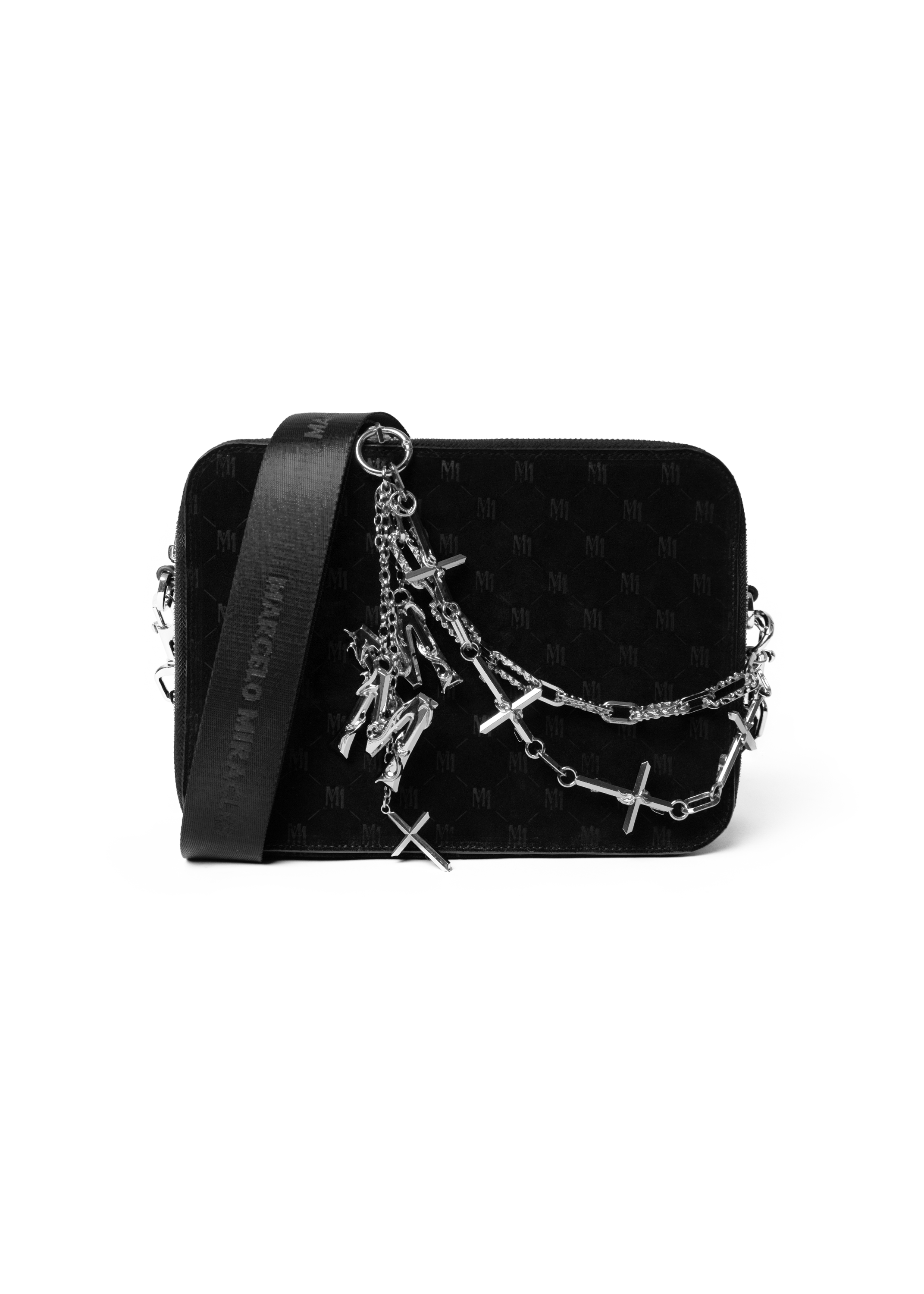ANTWERP CROSSBODY BAG in BLACK - MARCELO MIRACLES