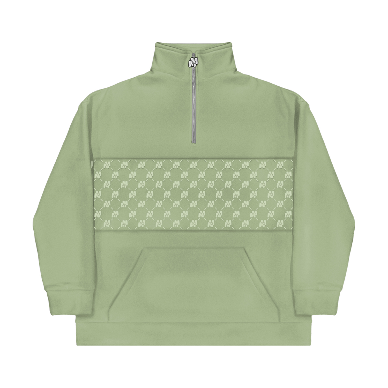 Monogram half zip pullover discount