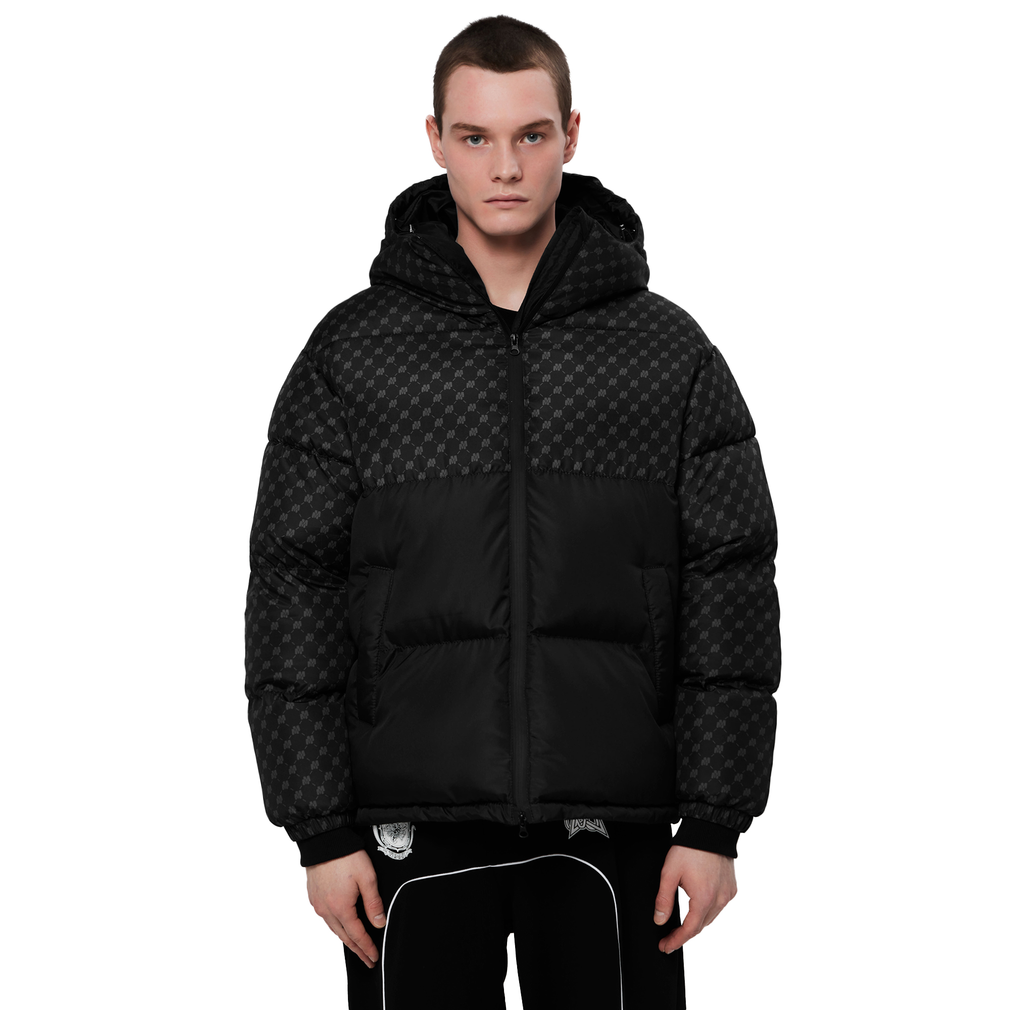 YUMMS FW24 PUFFER JACKET in BLACK YUMMS STORE
