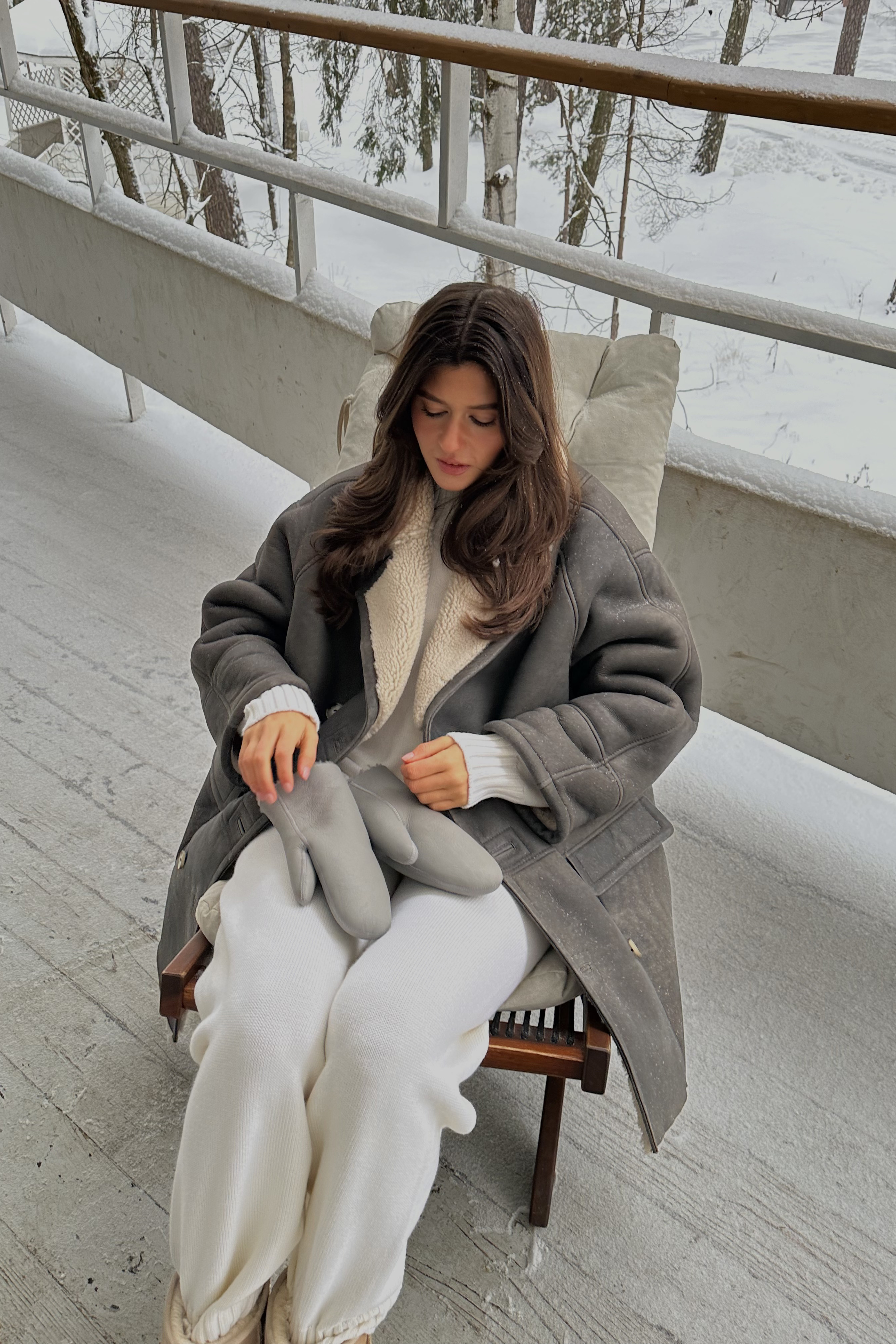 Elle teddy coat clearance