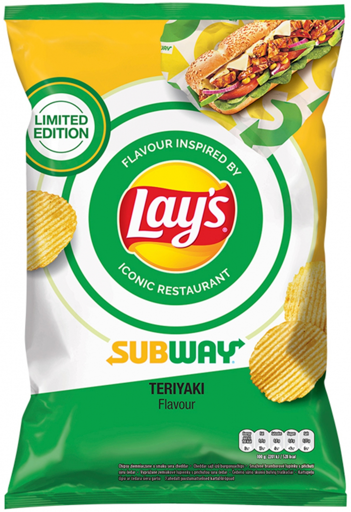 Чипсы Lays Subway Терияки 150гр СРОК ДО 09.02. - Зан-Зан | Иностранные ...