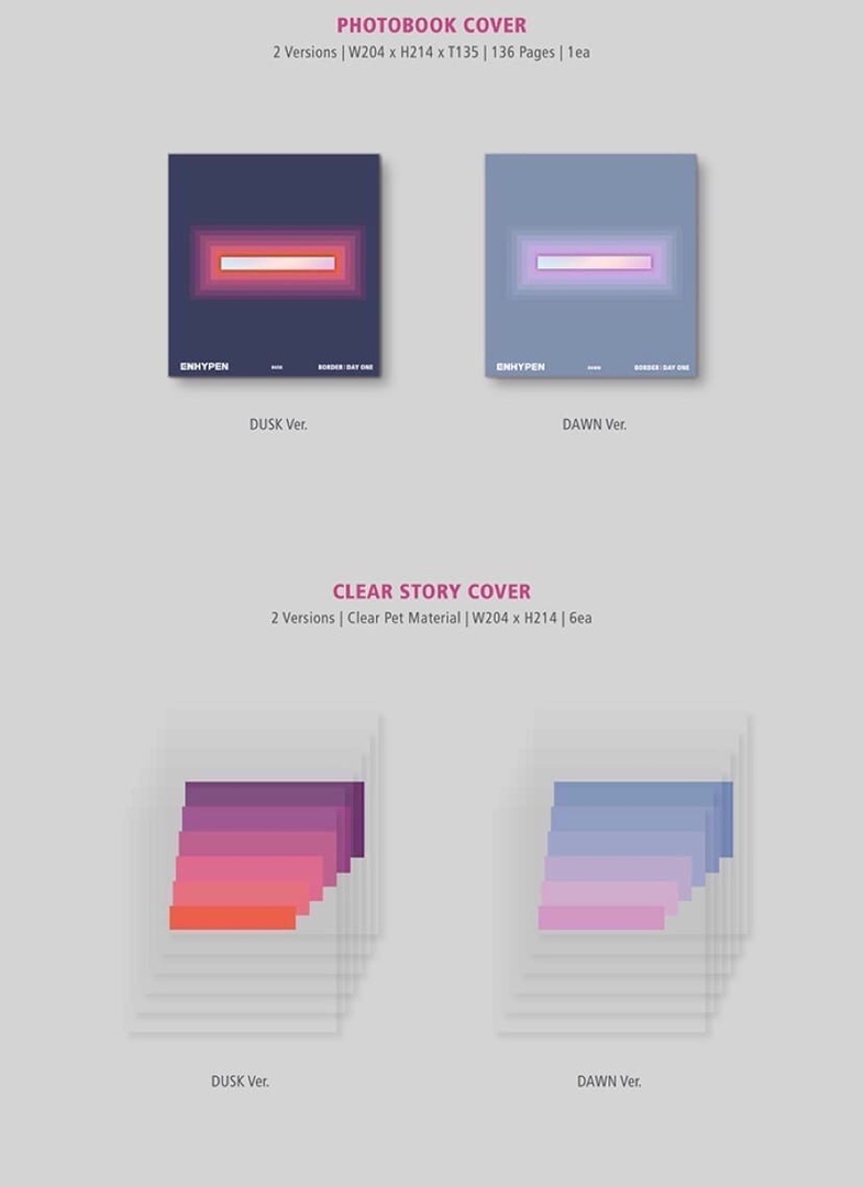 Albom Enhypen Border Day One Stars Store Internet Magazin